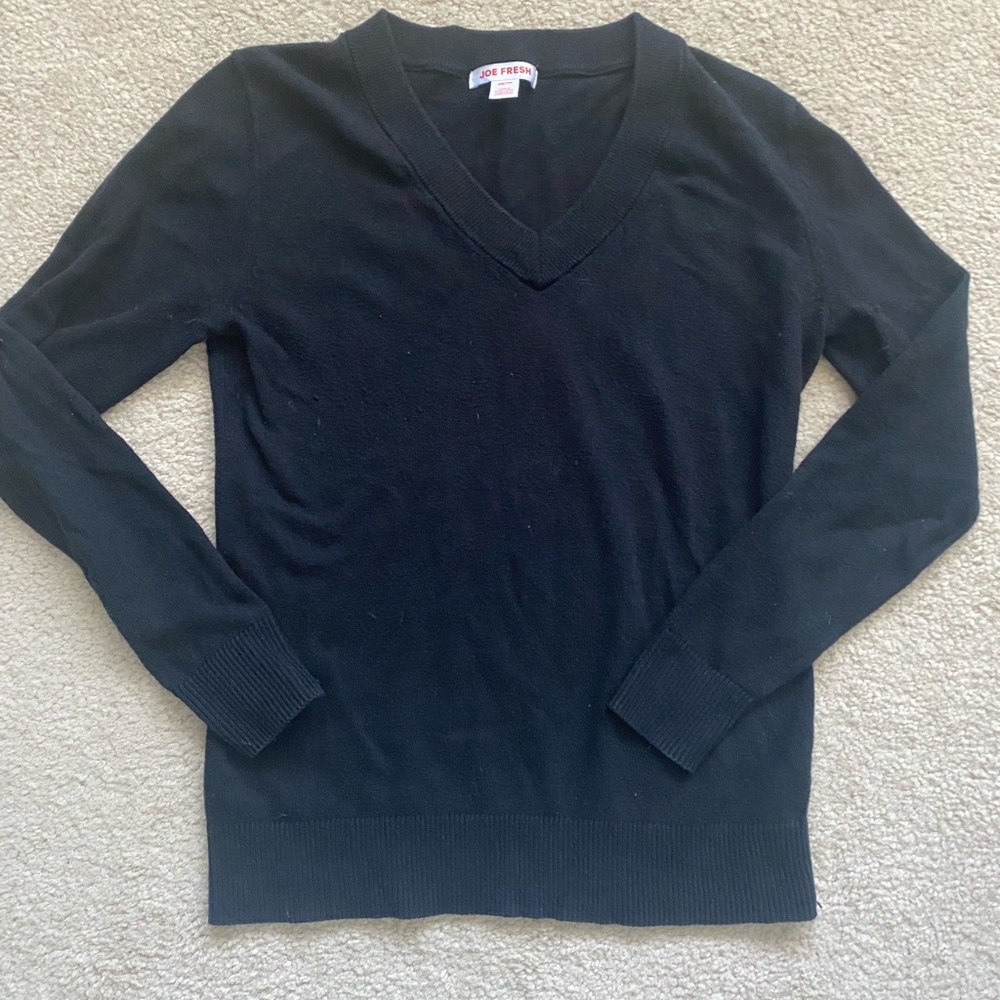 Black Joe Fresh cotton cashmere sweater